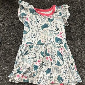 Lena James Mermaid Print Dress bodysuit